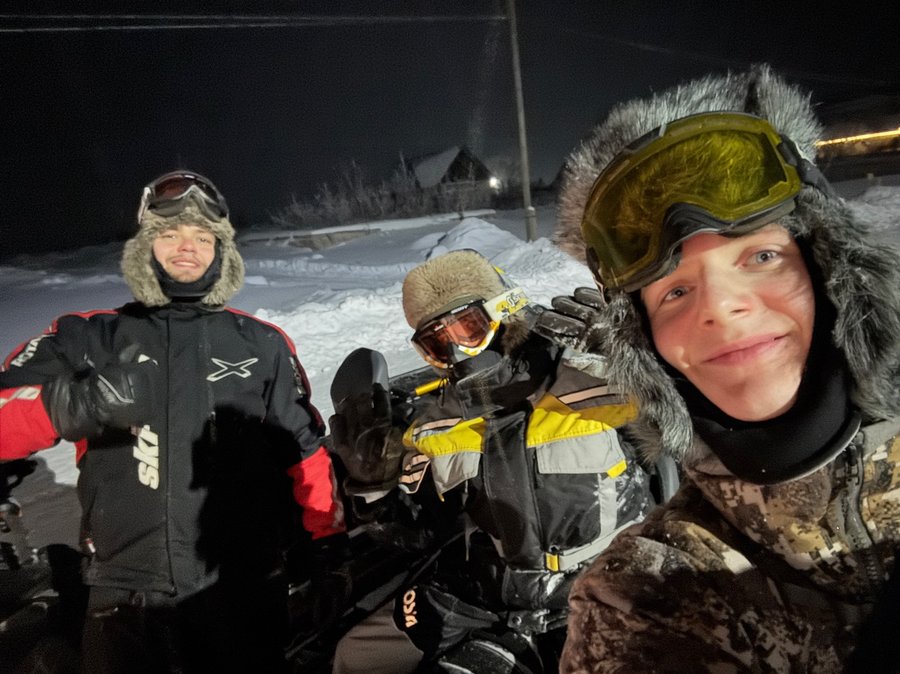 После заезда